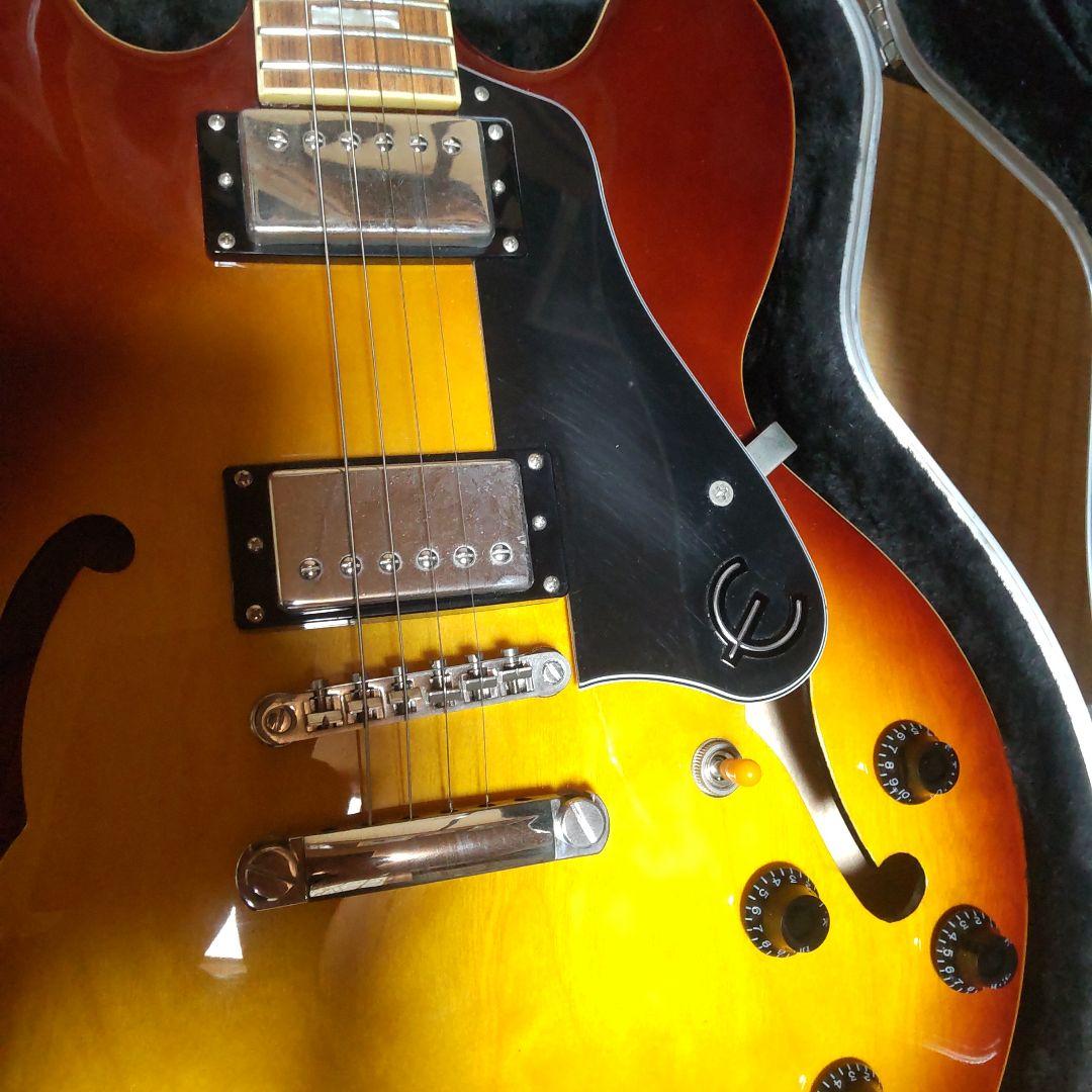 美品Epiphone ES-335 PROカスタムショップ限定品ハードケース付き