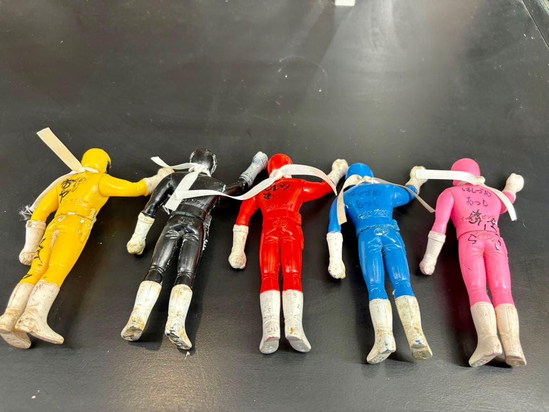 M*E様 当時物　大戦隊ゴーグルファイブ ソフビ　　ポピー　5体