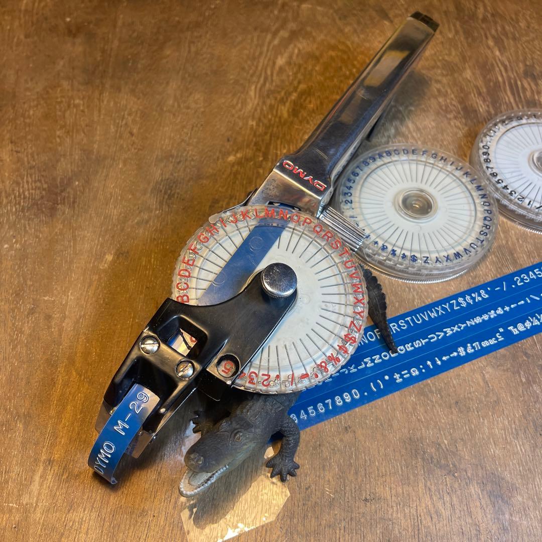 ■製品保証■DYMO M-29 ダイモ テープライター 12ミリ 181-10