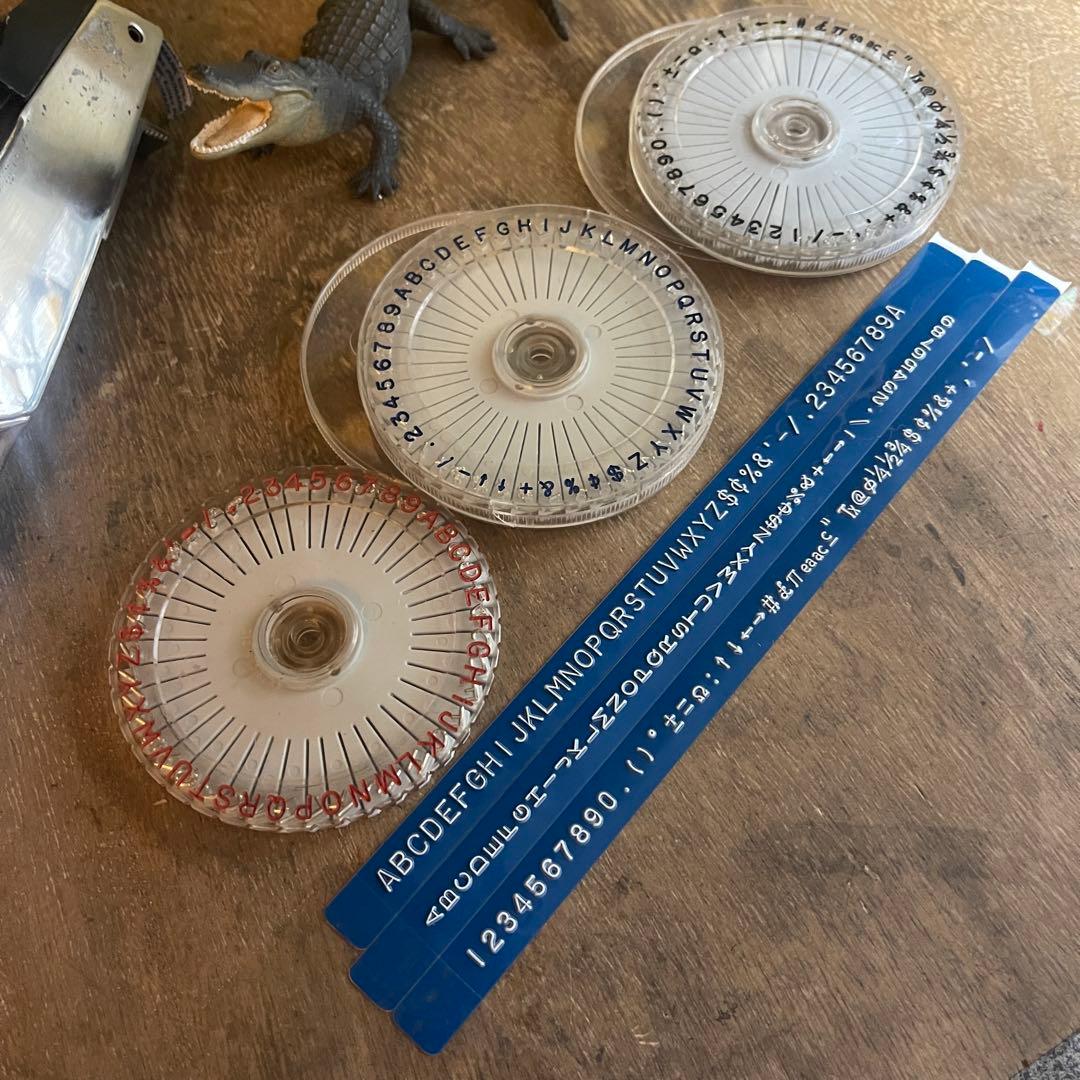 ■製品保証■DYMO M-29 ダイモ テープライター 12ミリ 181-10