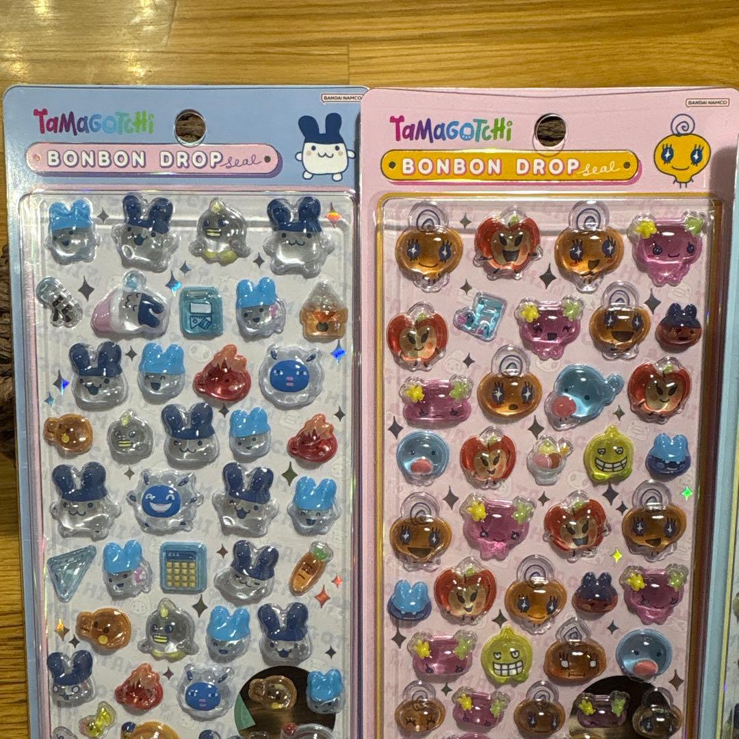 国内正規品　たまごっちボンボンドロップシール 4枚セット