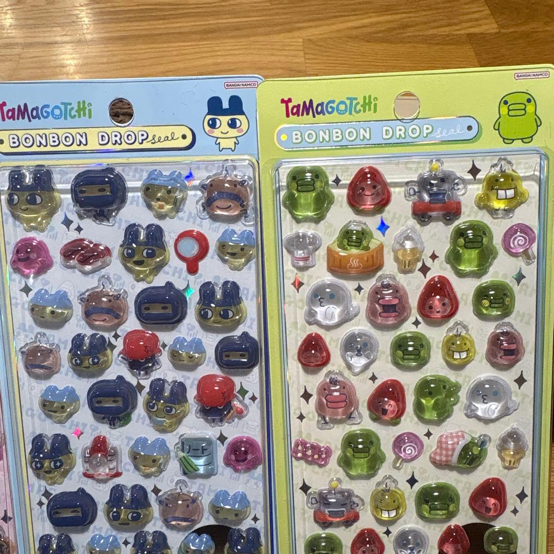 国内正規品　たまごっちボンボンドロップシール 4枚セット