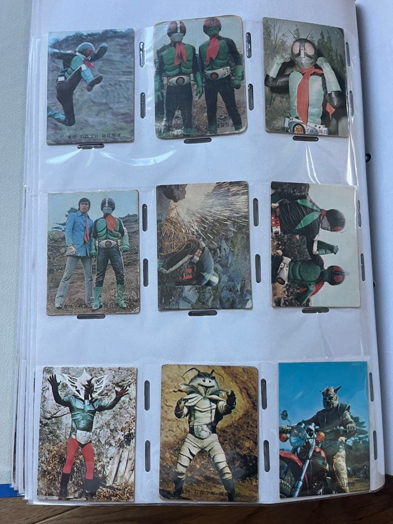 旧カルビー仮面ライダーカードセット