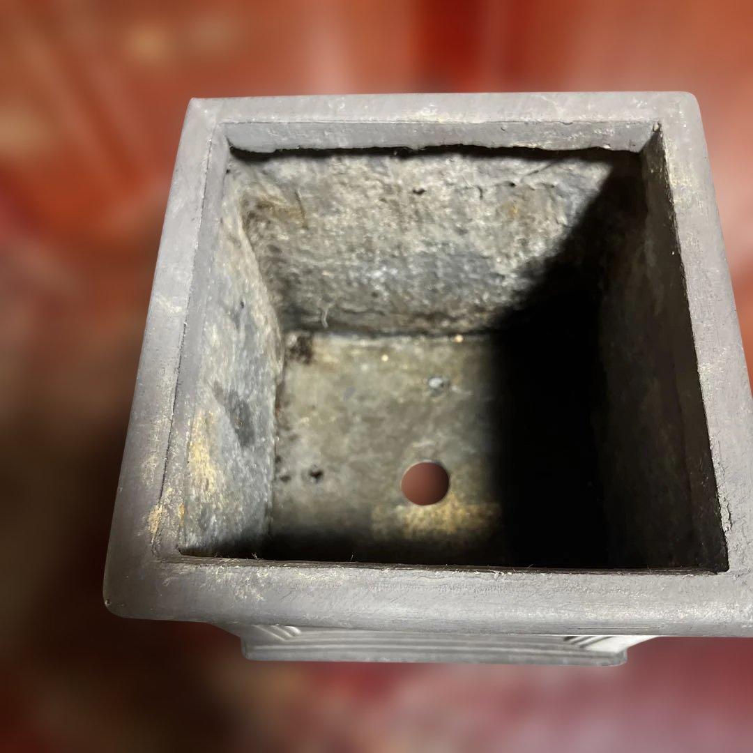 陶器製　植木鉢　21×21×23cm