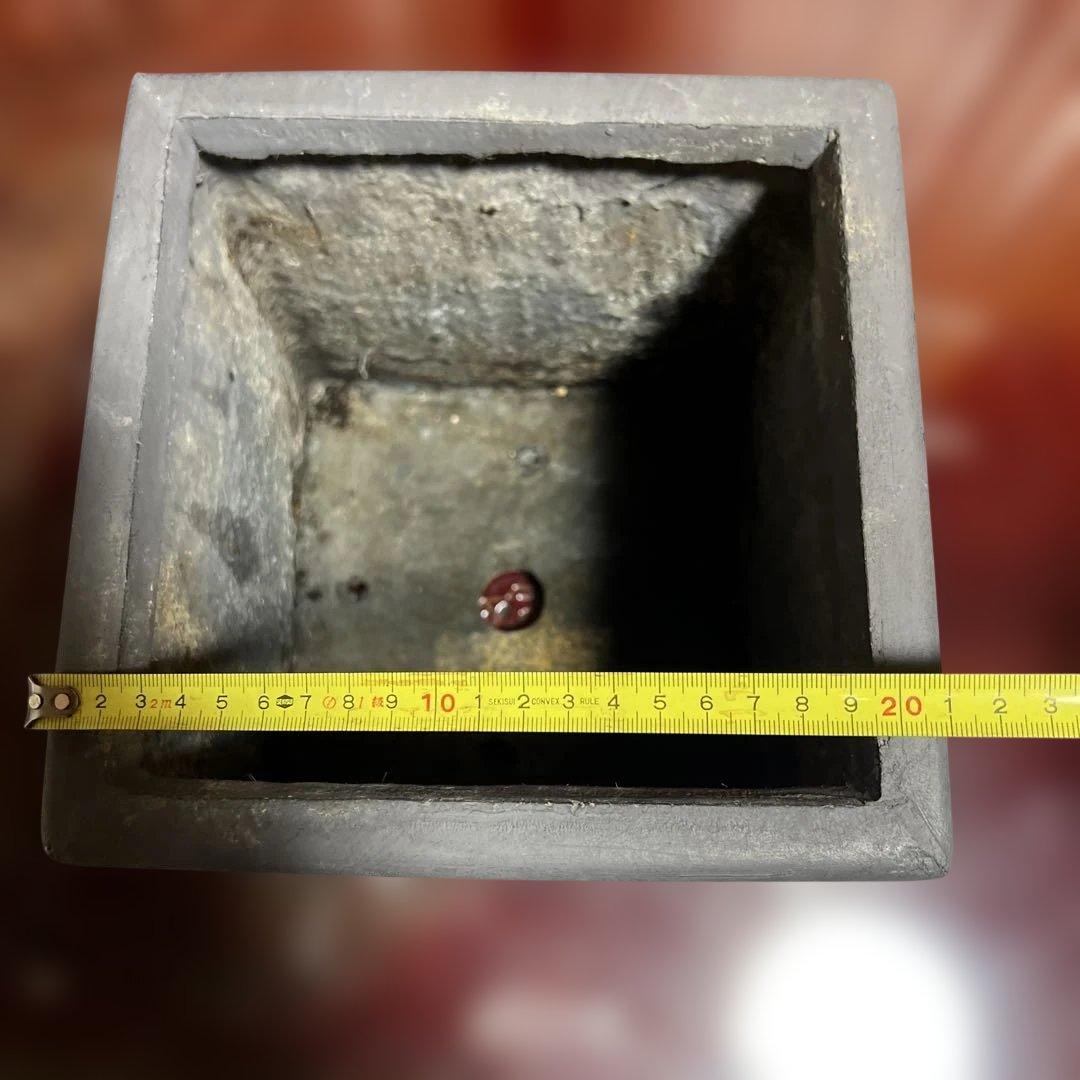 陶器製　植木鉢　21×21×23cm