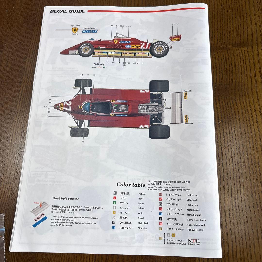 モデルファクトリーヒロ　1/12 フェラーリ　126C2 Ver.A