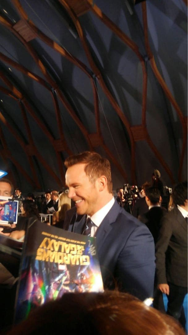 クリスプラット/ジェームズガン 直筆サイン