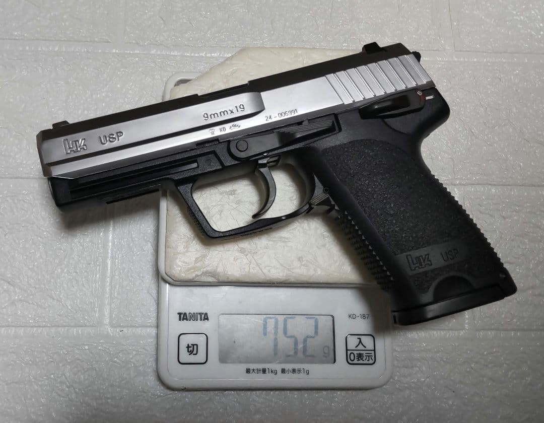 激レア❗️タナカ Hk USP ガスブローバック未使用級ステンレス調スライド