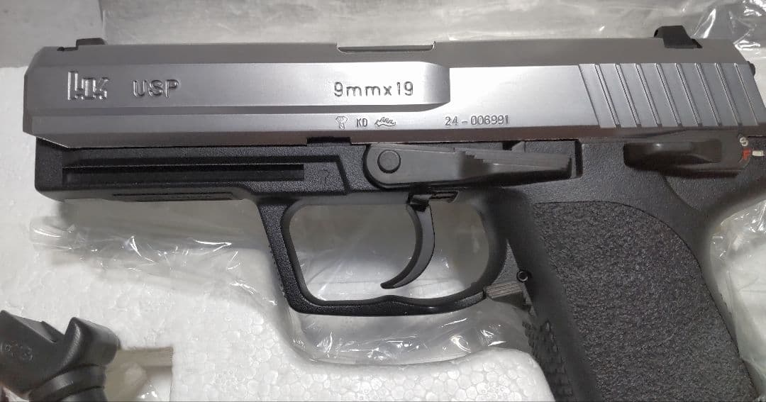 激レア❗️タナカ Hk USP ガスブローバック未使用級ステンレス調スライド