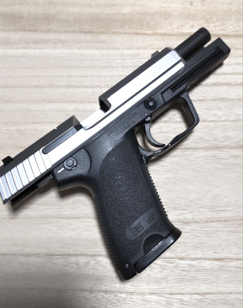 激レア❗️タナカ Hk USP ガスブローバック未使用級ステンレス調スライド