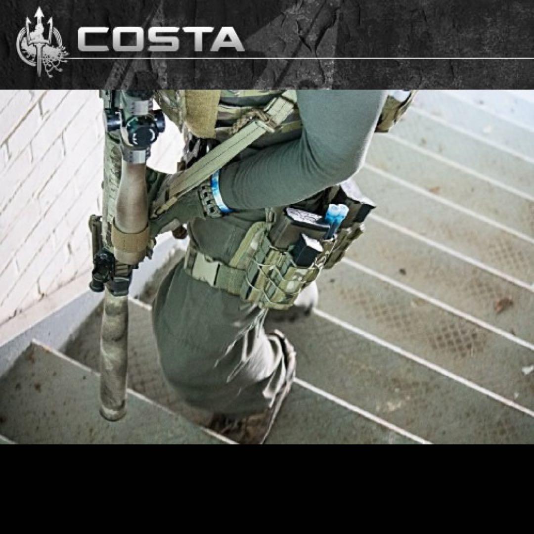 実物　ハイスピードギア　レッグリグ　クリスコスタ刺繍モデル