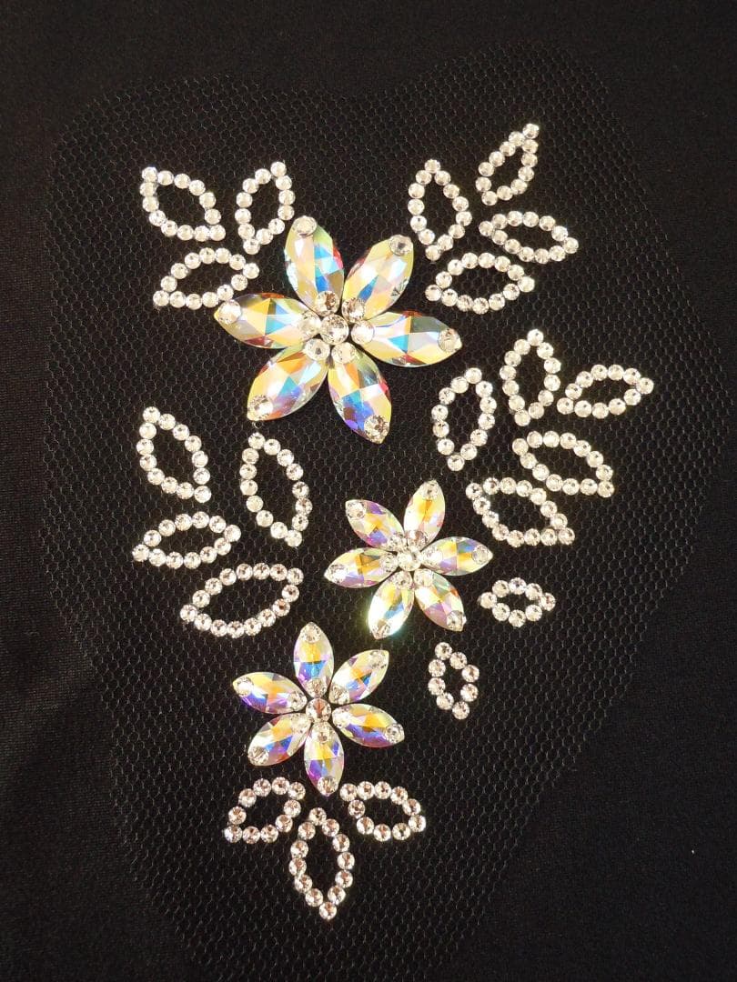 社交ダンス用 スワロフスキー 髪飾り ヘアアクセサリー HA-011 競技ダンス