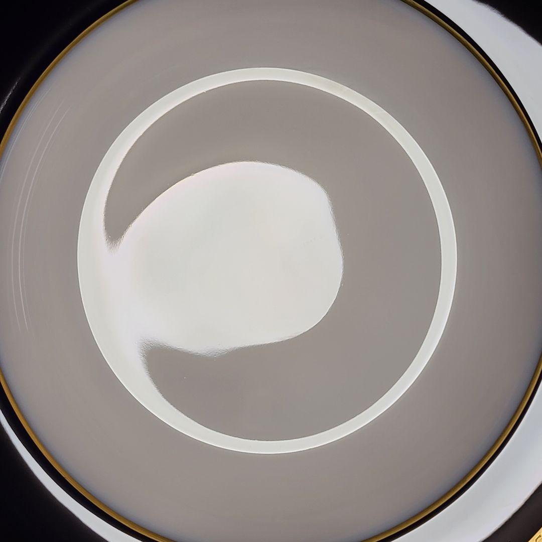 大倉陶園　瑠璃片葉金蝕　プレート　深皿　スープ皿　う73