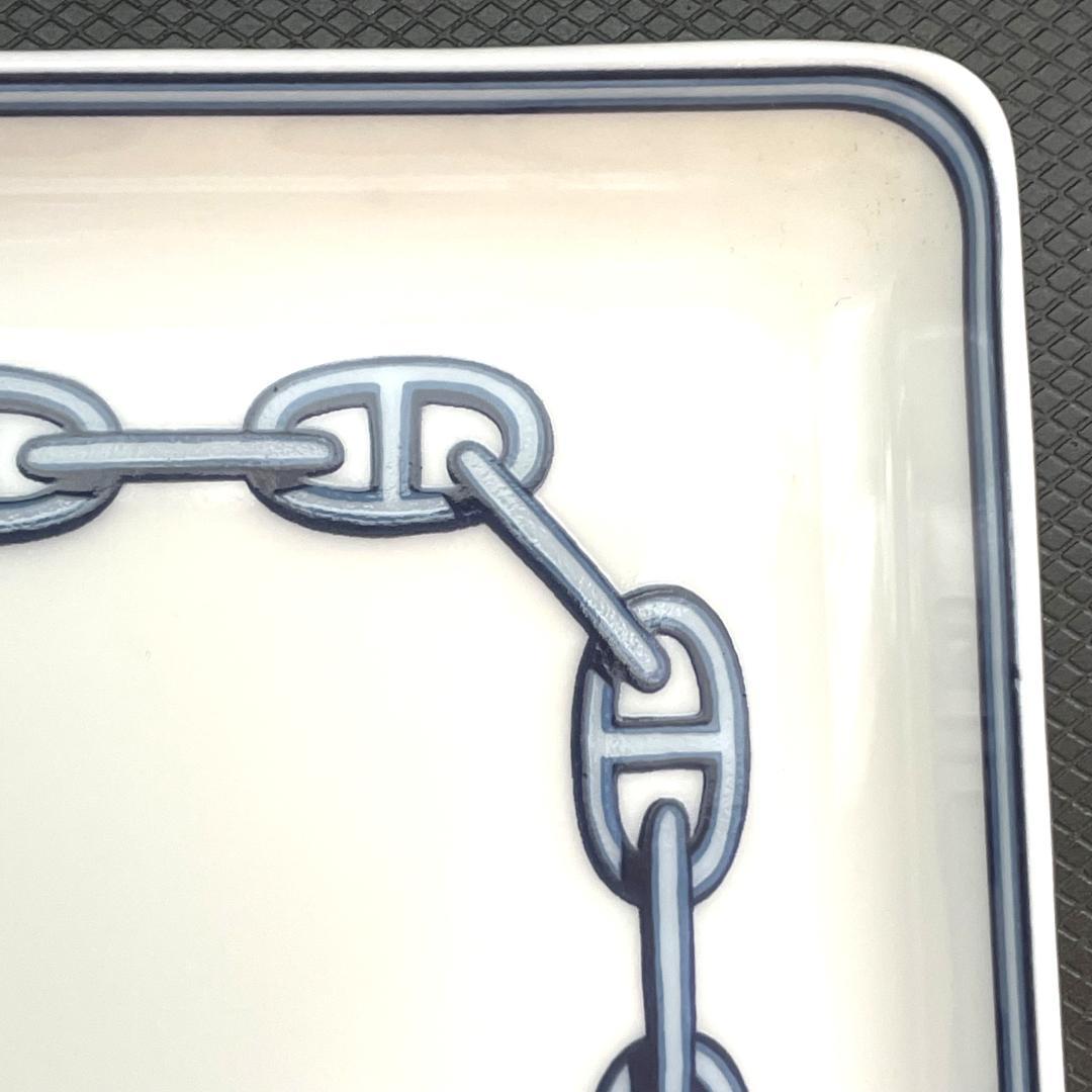 HERMES　エルメス　シェーヌダンクル　スクエアプレート