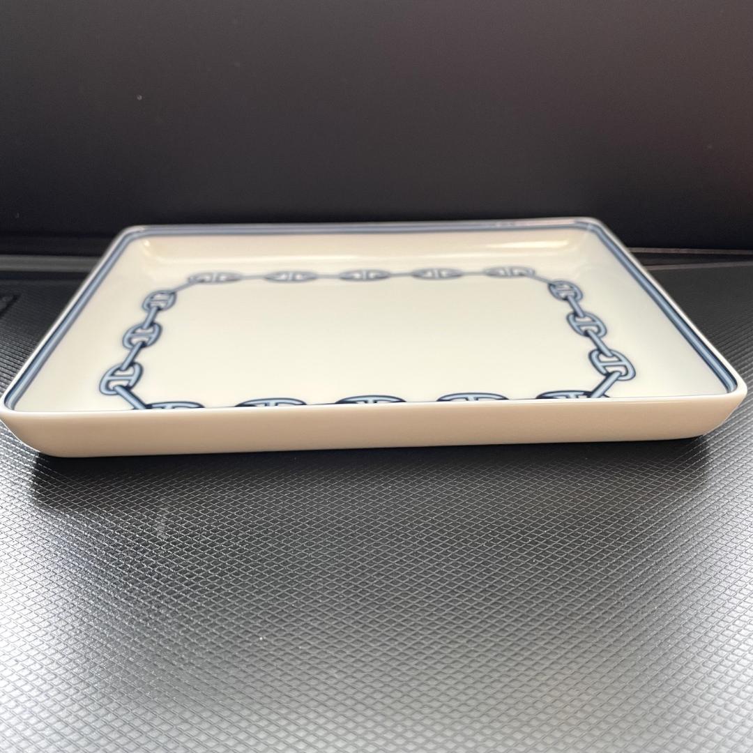 HERMES　エルメス　シェーヌダンクル　スクエアプレート