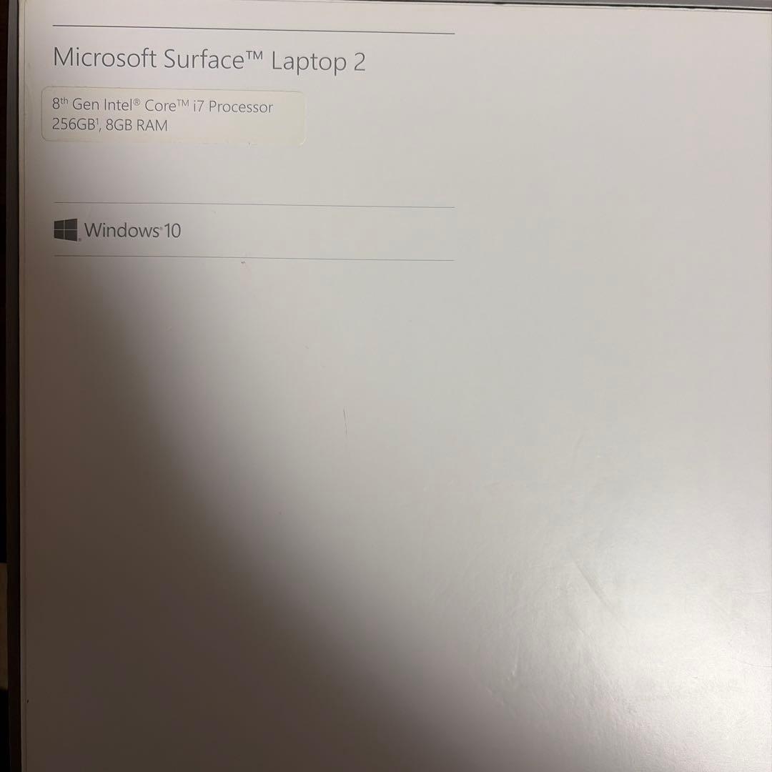 Windowsノート本体 Microsoft laptop 2 256GB RAM 8GB