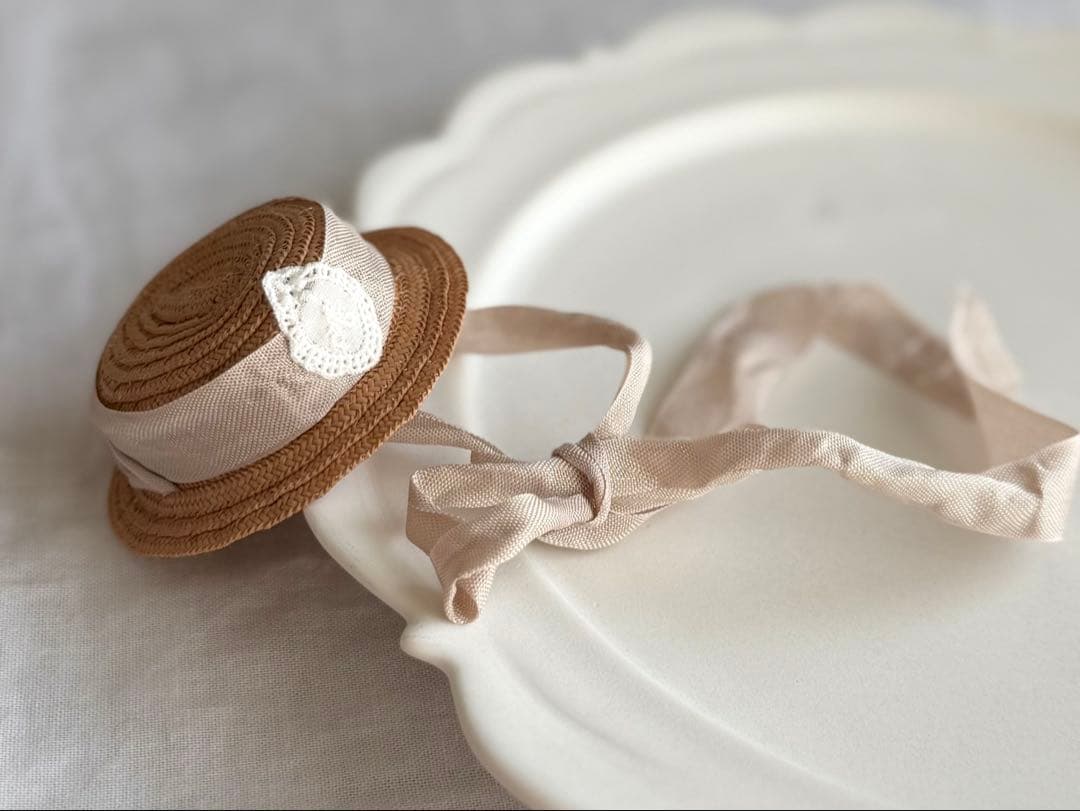 人気作家様◾️帽子と傘のセット◾️ミニチュア ブライス アウトフィット ぬいぐるみ