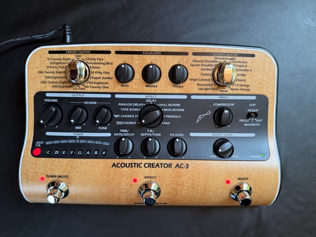 ZOOM　AC-3 Acoustic Creator