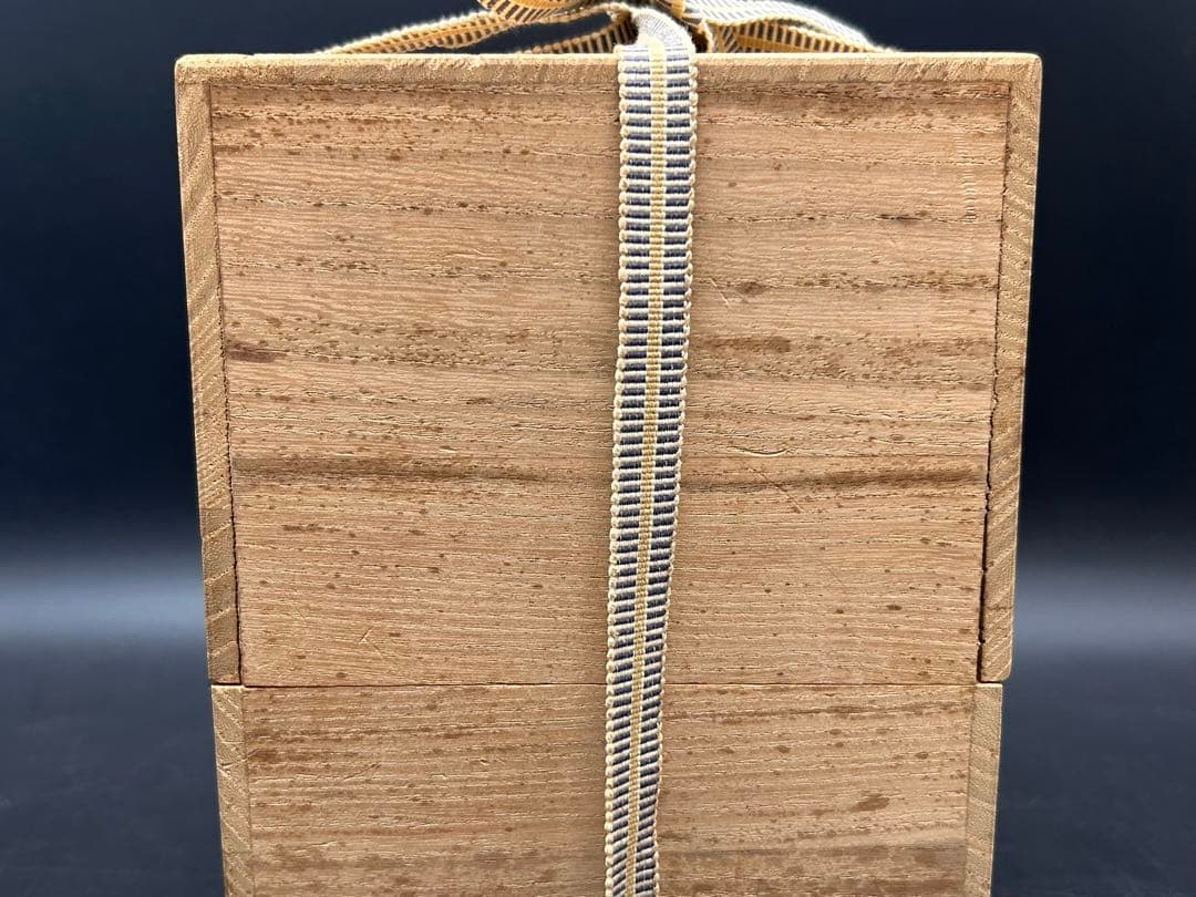 【希少】源右衛門窯　館林源右衛門　緑彩唐草文　錫口　茶壺　茶道具　有田焼 共箱