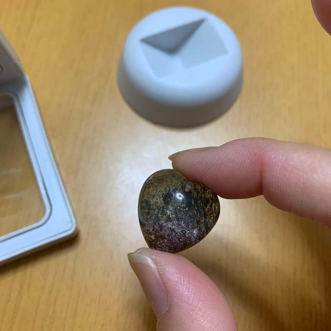 ガーデンクォーツ　穴あきルース　ふたつ