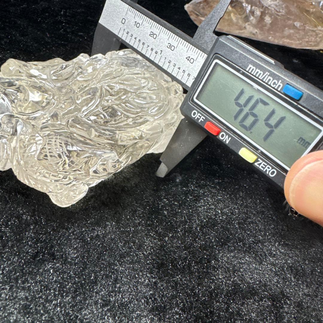 浄化　高品質　透明度抜群　ロングイ（龍亀）　水晶　クリアクォーツ　置物