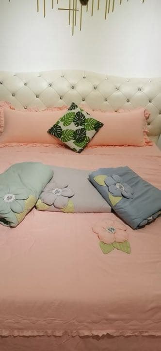 ❗️値下げ中❗️夏布団　夏シール　枕カバー　ハンドメイド