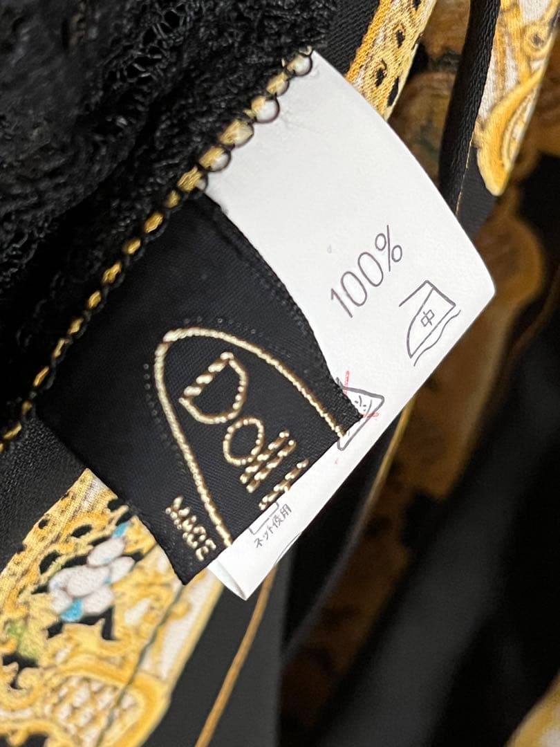 ヴィンテージ　ドールハウス　エプロン　レース　タグ付き　新品未使用