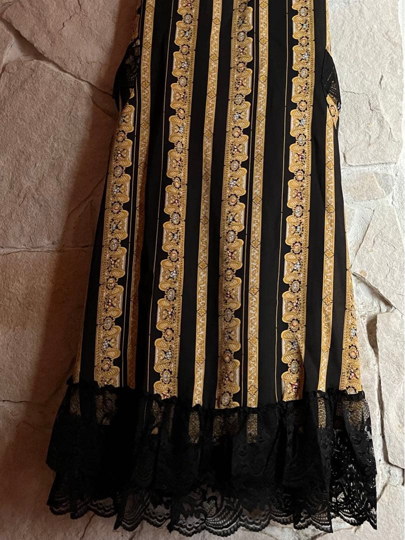 ヴィンテージ　ドールハウス　エプロン　レース　タグ付き　新品未使用