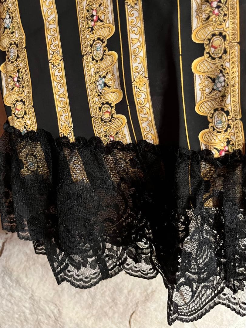 ヴィンテージ　ドールハウス　エプロン　レース　タグ付き　新品未使用