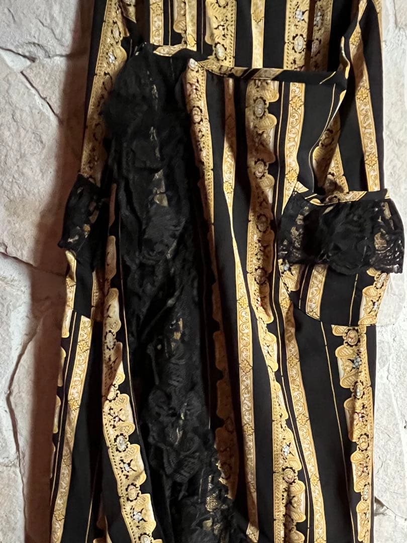 ヴィンテージ　ドールハウス　エプロン　レース　タグ付き　新品未使用