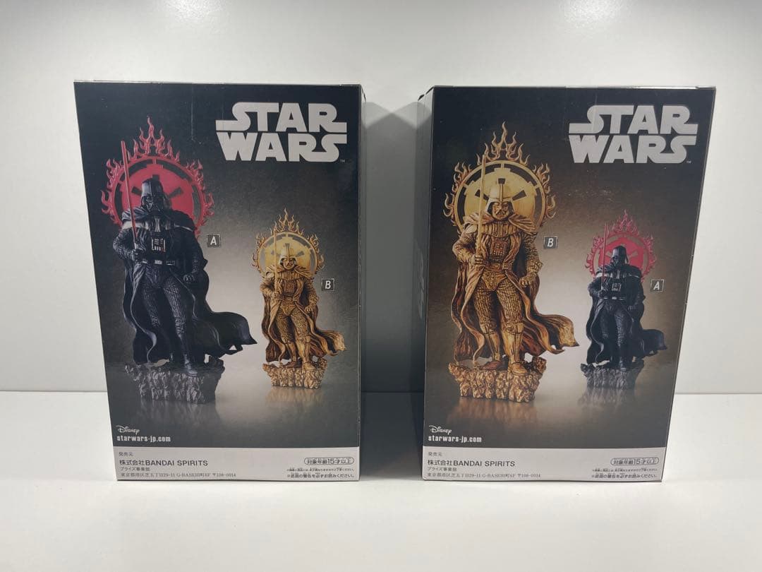 STAR WARS スターウォーズ 暗黒彫像 フィギュア 2種 ダースベイダー