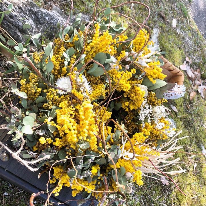 ナチュラルリース　ミモザリース