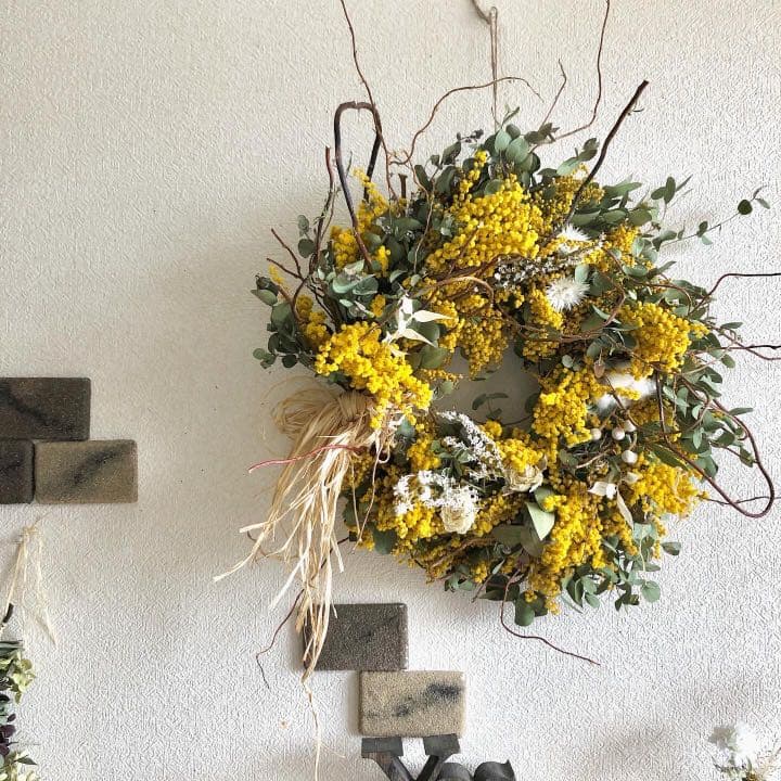 ナチュラルリース　ミモザリース