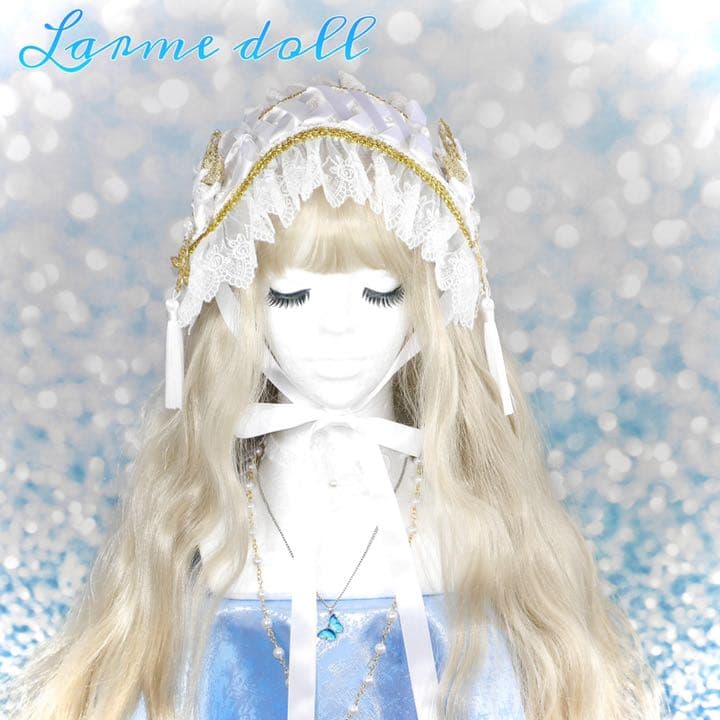 【受注生産】《☥》チャイナロリィタヘッドドレス (白)