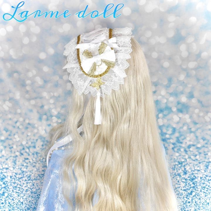 【受注生産】《☥》チャイナロリィタヘッドドレス (白)