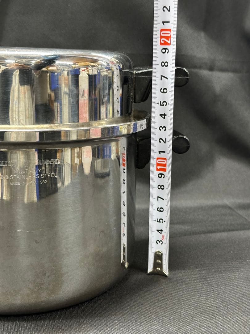 【USED】Amway Queen 18-8 982 両手鍋　19cm