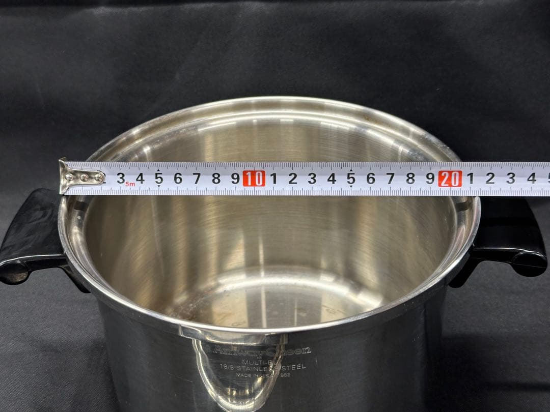 【USED】Amway Queen 18-8 982 両手鍋　19cm