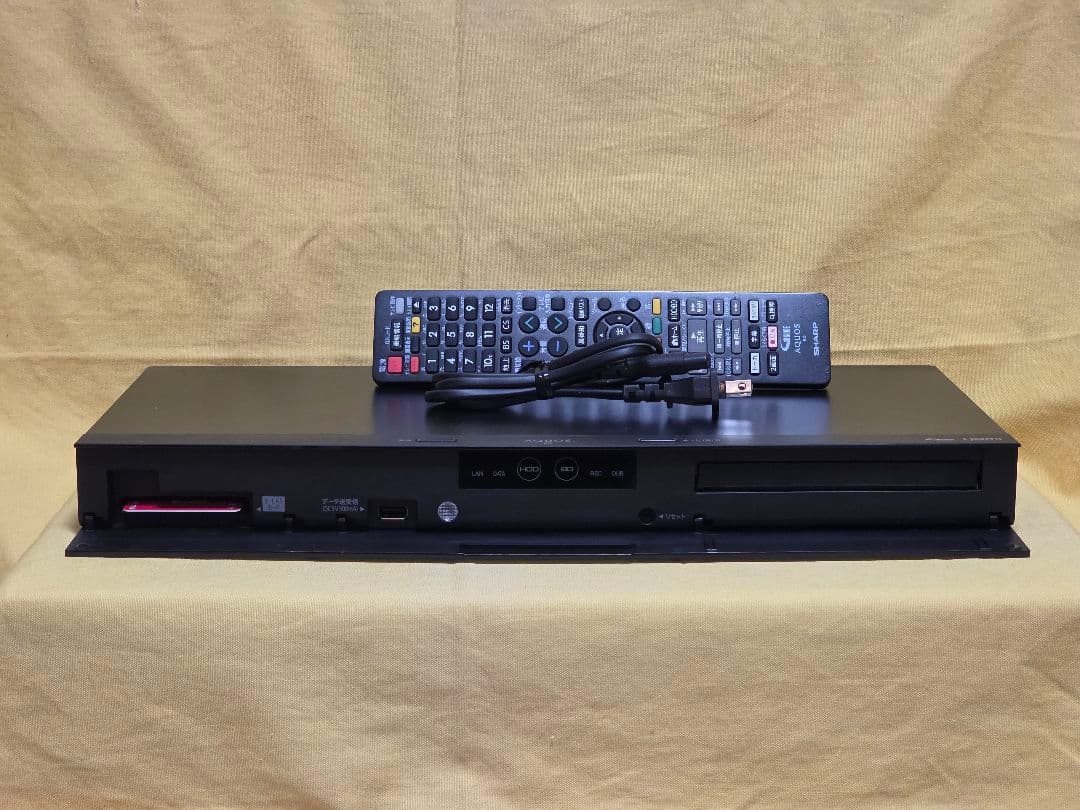 SHARP AQUOS BDレコーダー 2B-C05BW1 2019年製 整備品