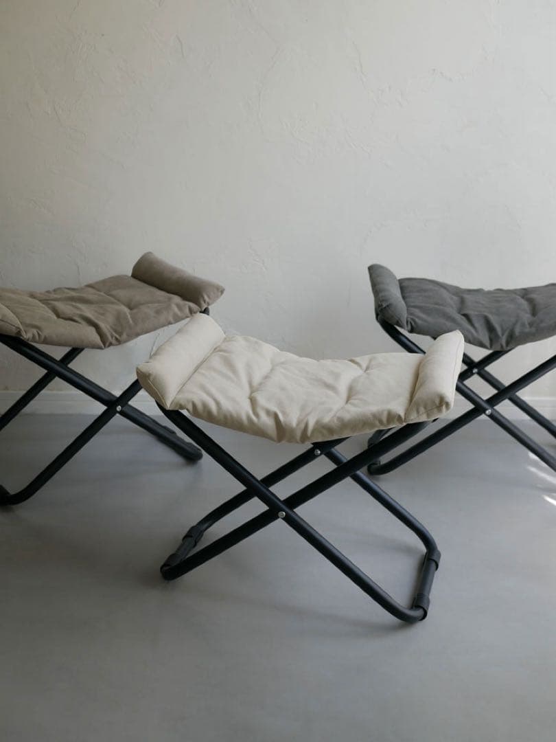 【Comore Sun】2wayフォールディングチェア コーデュロイ ベージュ