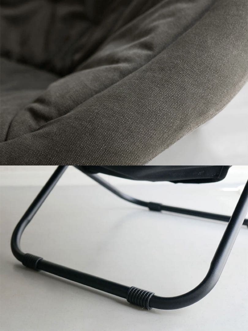 【Comore Sun】2wayフォールディングチェア コーデュロイ ベージュ