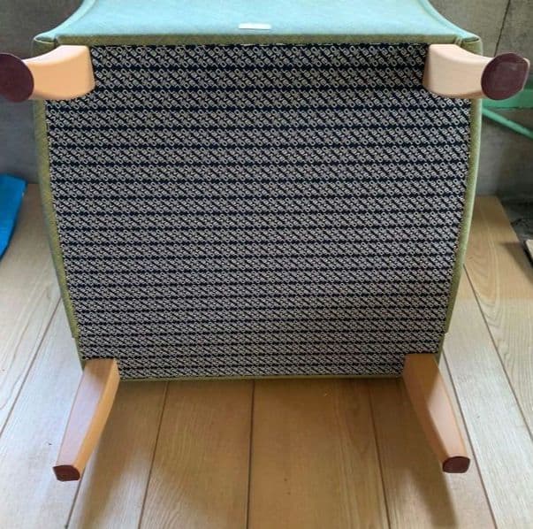 【タイムセール】Oliver1人掛けソファ　ナチュラルグリーン　シングルソファ