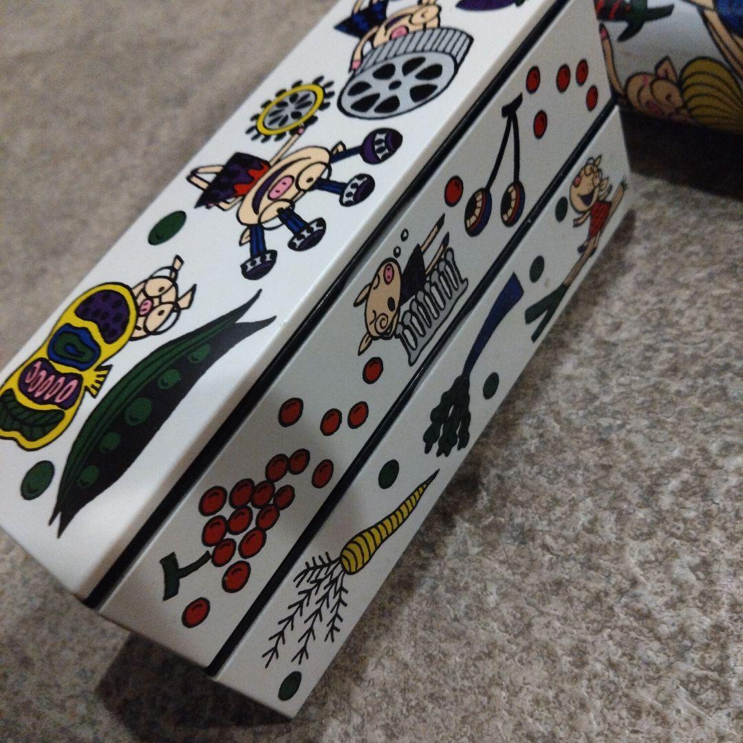 新品❤未使用 アルベロベロ 水筒 お弁当箱 2個セットステンレスボトル ブタ