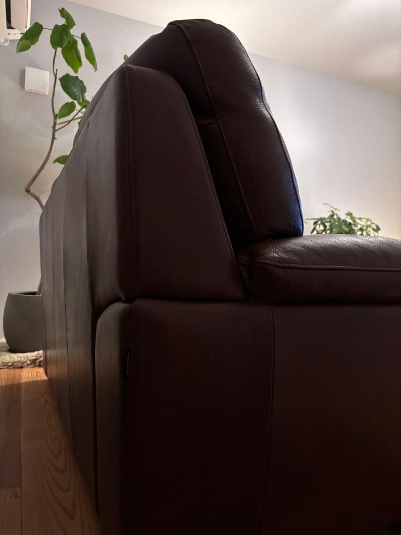 本日限定値下げ　25万　イタリア製　本革総革　2Pソファ