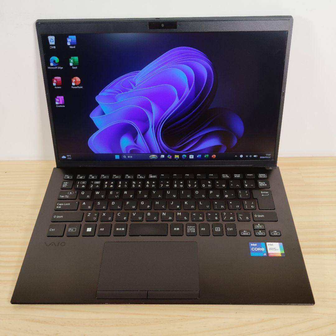 美品 VAIO Pro PK 爆速 第11世代i7搭載 16GB 512GB