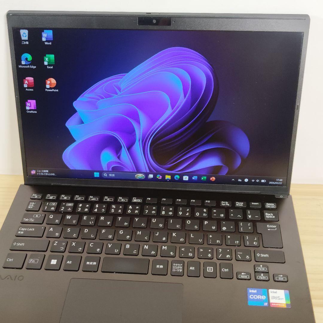 美品 VAIO Pro PK 爆速 第11世代i7搭載 16GB 512GB