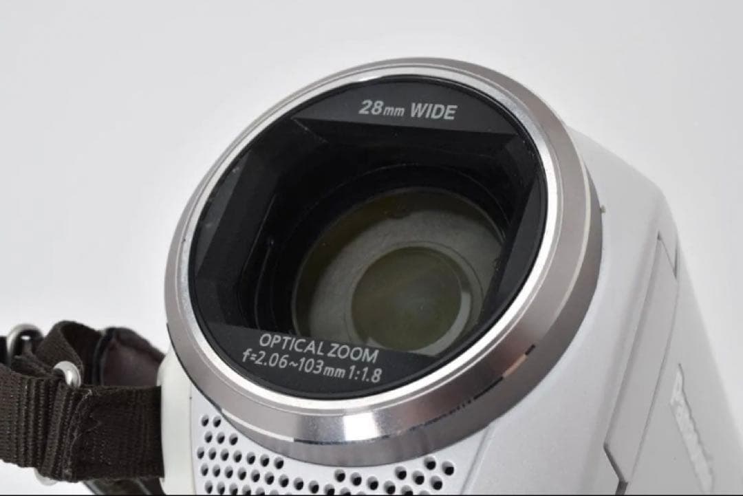 【中古美品】Panasonic HC-V360MS ビデオカメラ ホワイト 小型