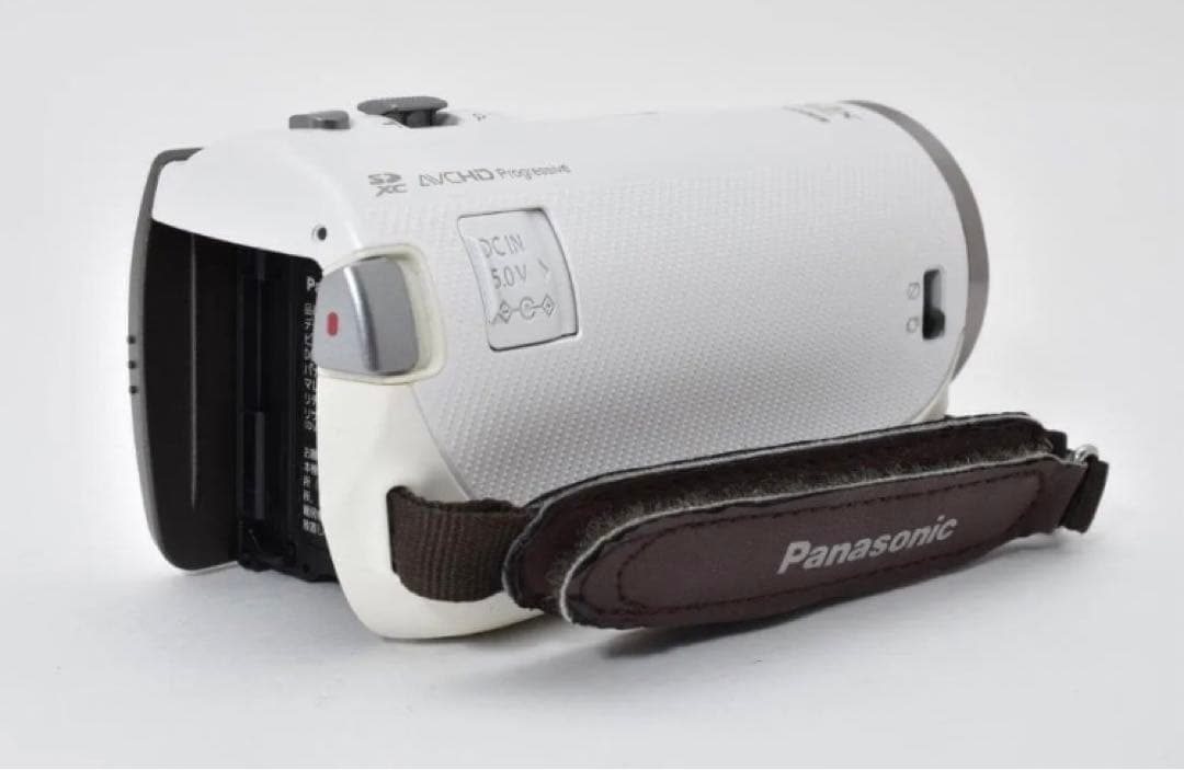【中古美品】Panasonic HC-V360MS ビデオカメラ ホワイト 小型