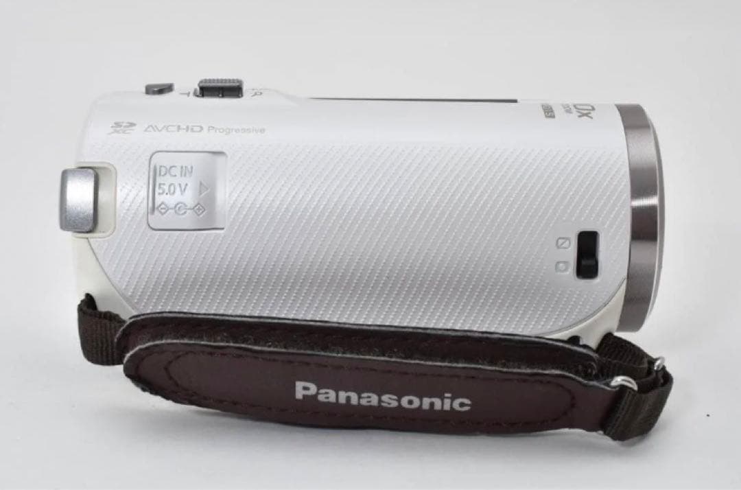 【中古美品】Panasonic HC-V360MS ビデオカメラ ホワイト 小型