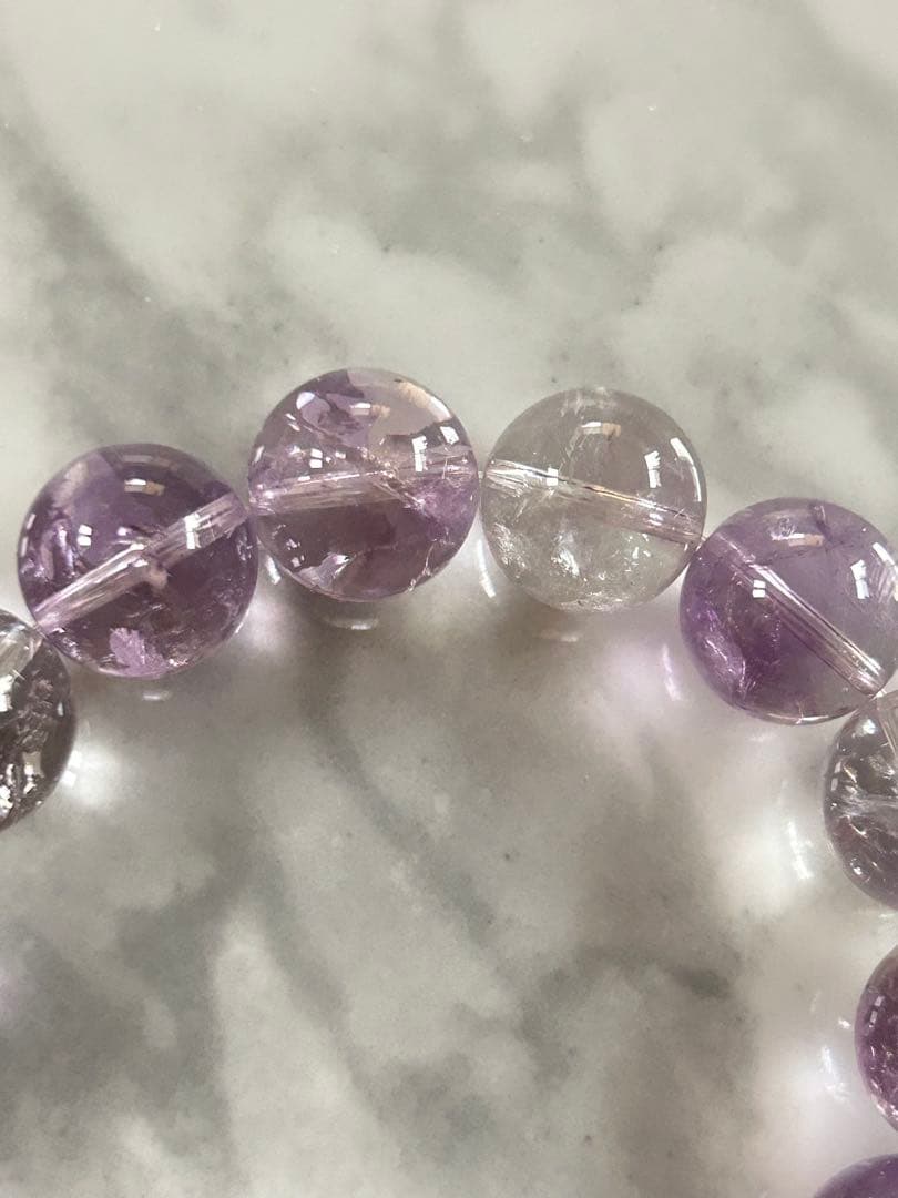 高品質　ボリビア産アメジスト　14.6ミリ