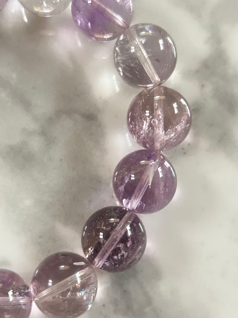 高品質　ボリビア産アメジスト　14.6ミリ